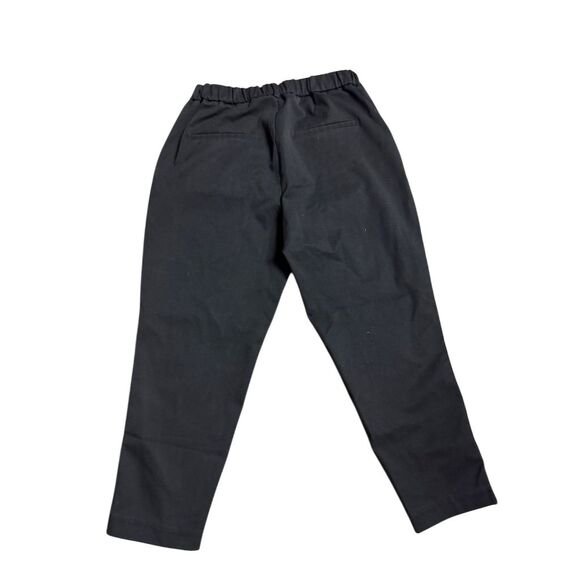 Zara Trafaluc Women's Black Pants w/ White Stripes Size M - Picture 3 of 8